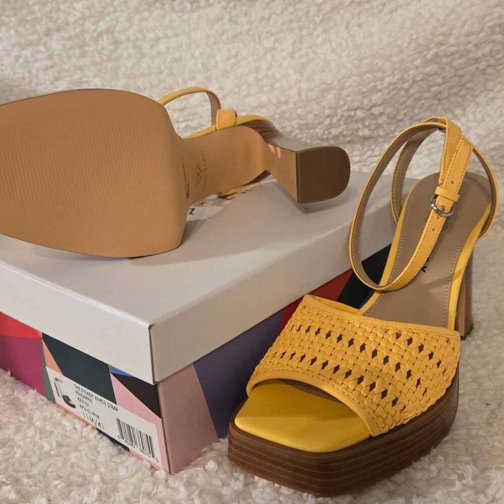 Katy Perry Shoes - Womens 11M - The Steady Ankle Strap Sandal Pineapple - BNIB - Picture 7 of 7